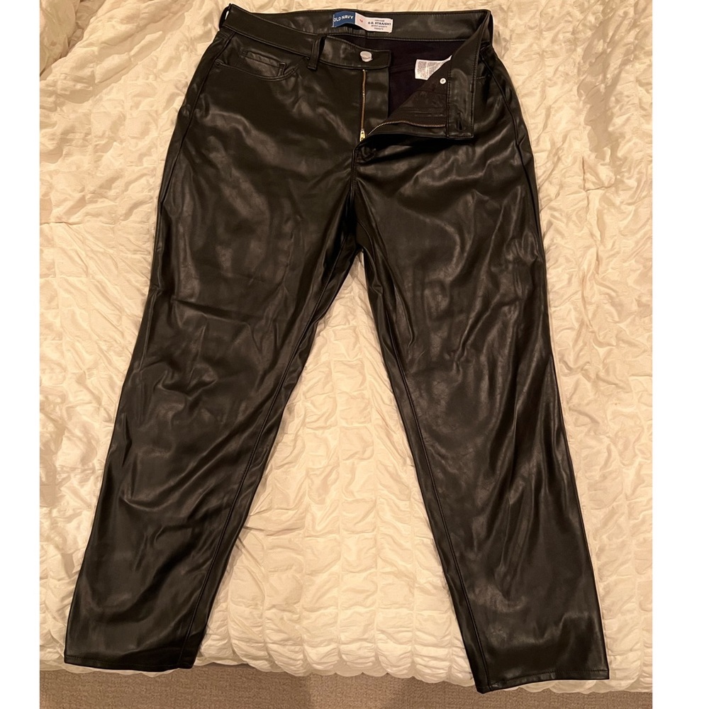 Old Navy High-Waisted Faux Leather Pants